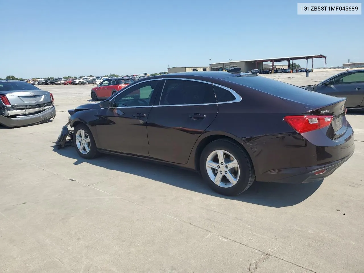 2021 Chevrolet Malibu Ls VIN: 1G1ZB5ST1MF045689 Lot: 70815074