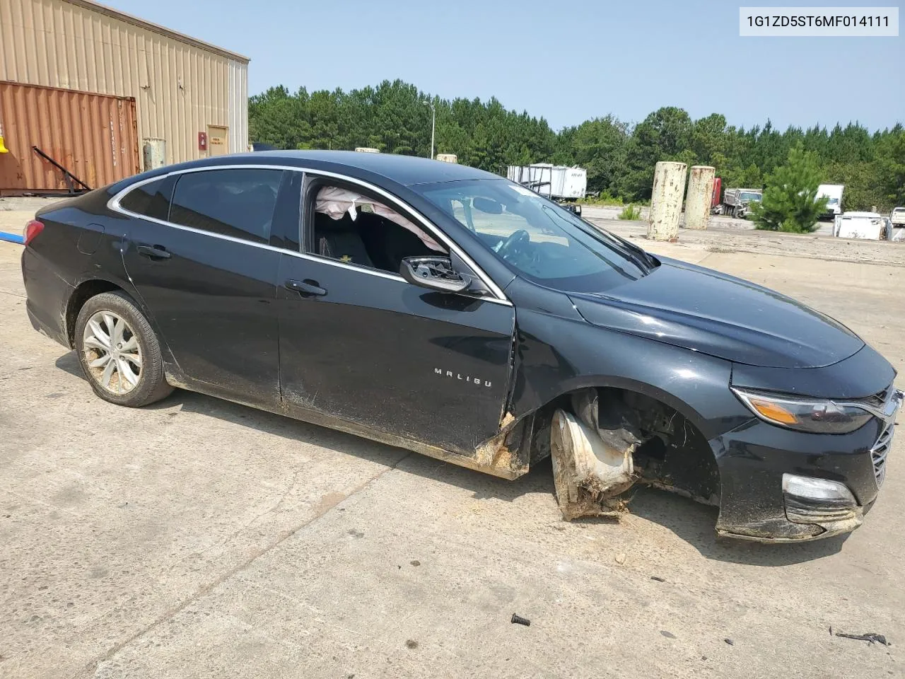 2021 Chevrolet Malibu Lt VIN: 1G1ZD5ST6MF014111 Lot: 70816244