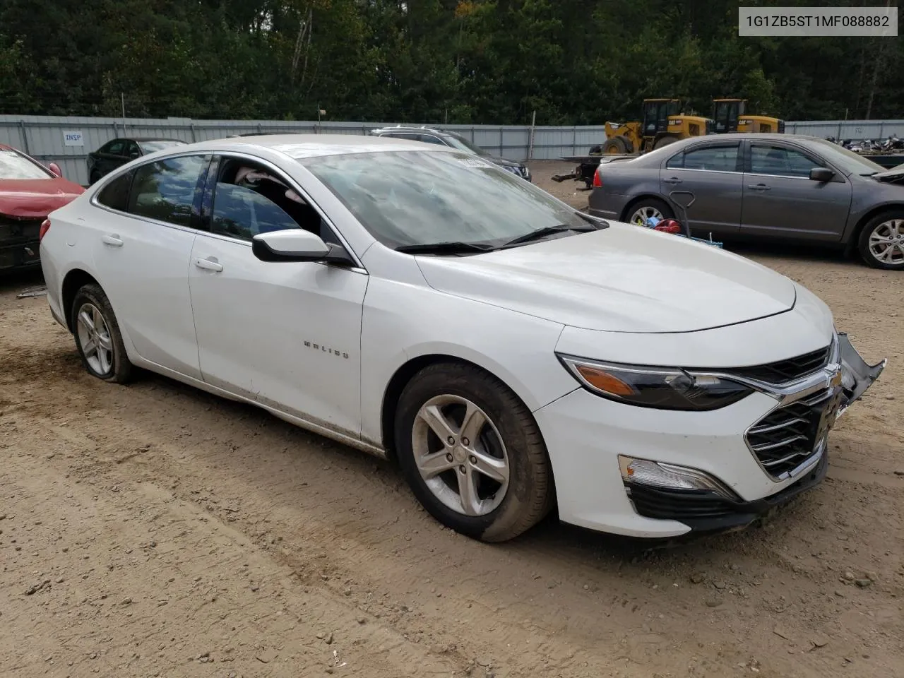 2021 Chevrolet Malibu Ls VIN: 1G1ZB5ST1MF088882 Lot: 70831904