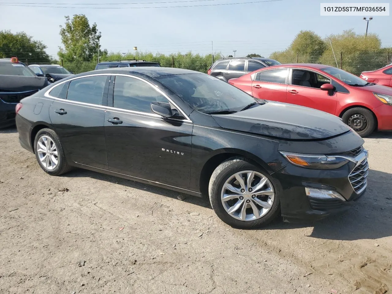 2021 Chevrolet Malibu Lt VIN: 1G1ZD5ST7MF036554 Lot: 71024544