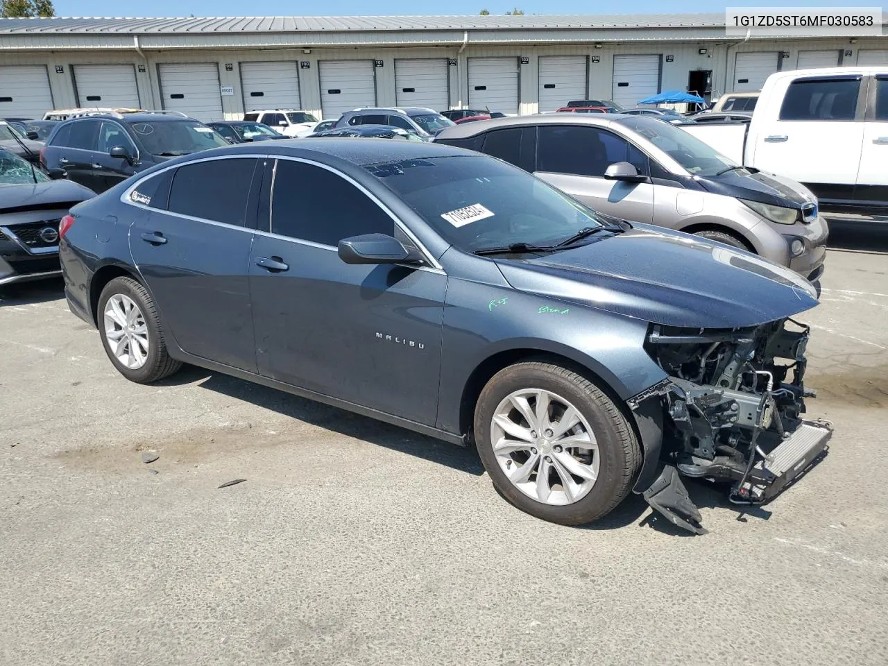 2021 Chevrolet Malibu Lt VIN: 1G1ZD5ST6MF030583 Lot: 71052524