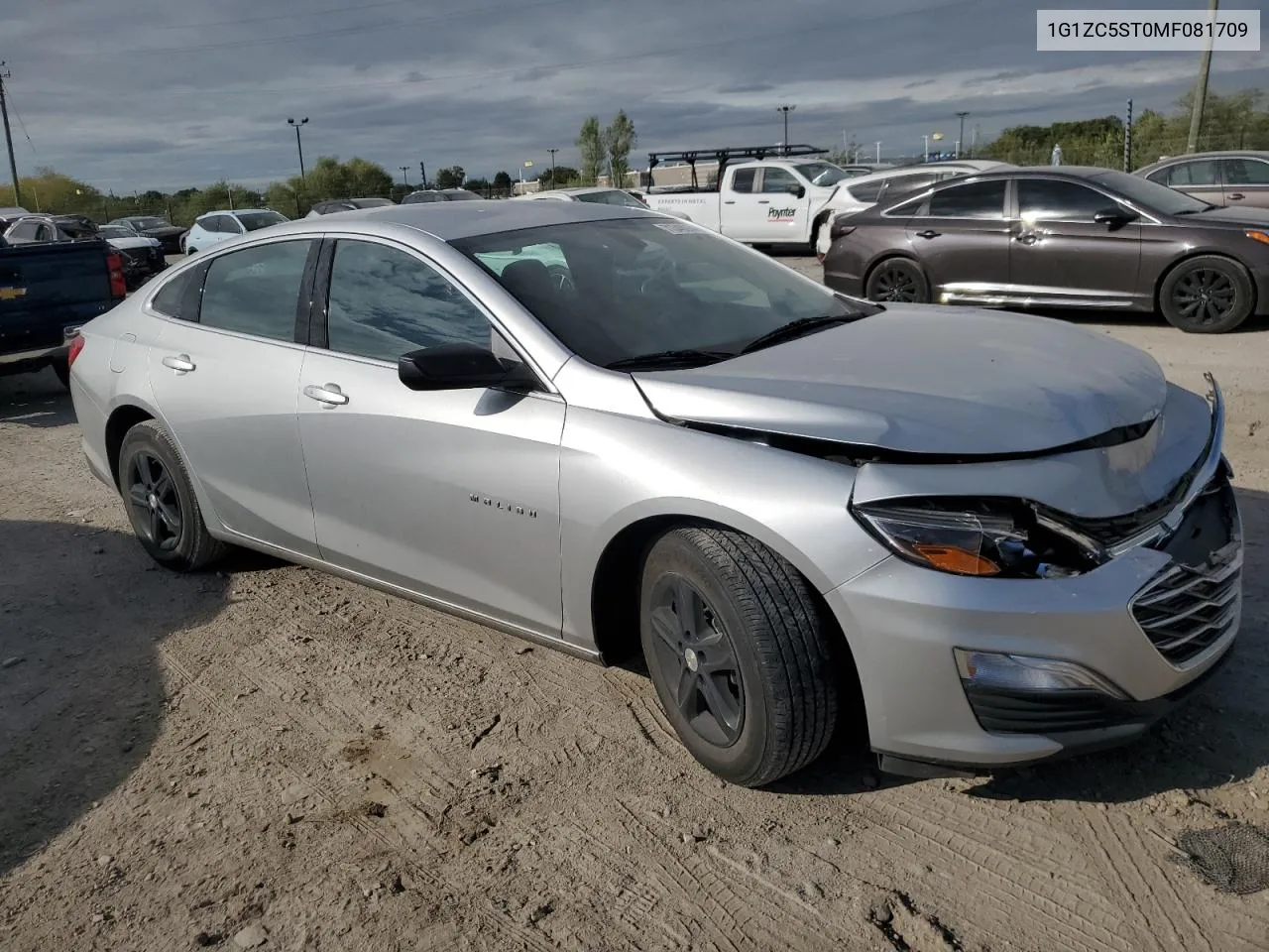 2021 Chevrolet Malibu Ls VIN: 1G1ZC5ST0MF081709 Lot: 71348074