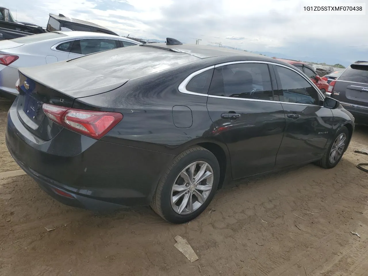 2021 Chevrolet Malibu Lt VIN: 1G1ZD5STXMF070438 Lot: 71364304