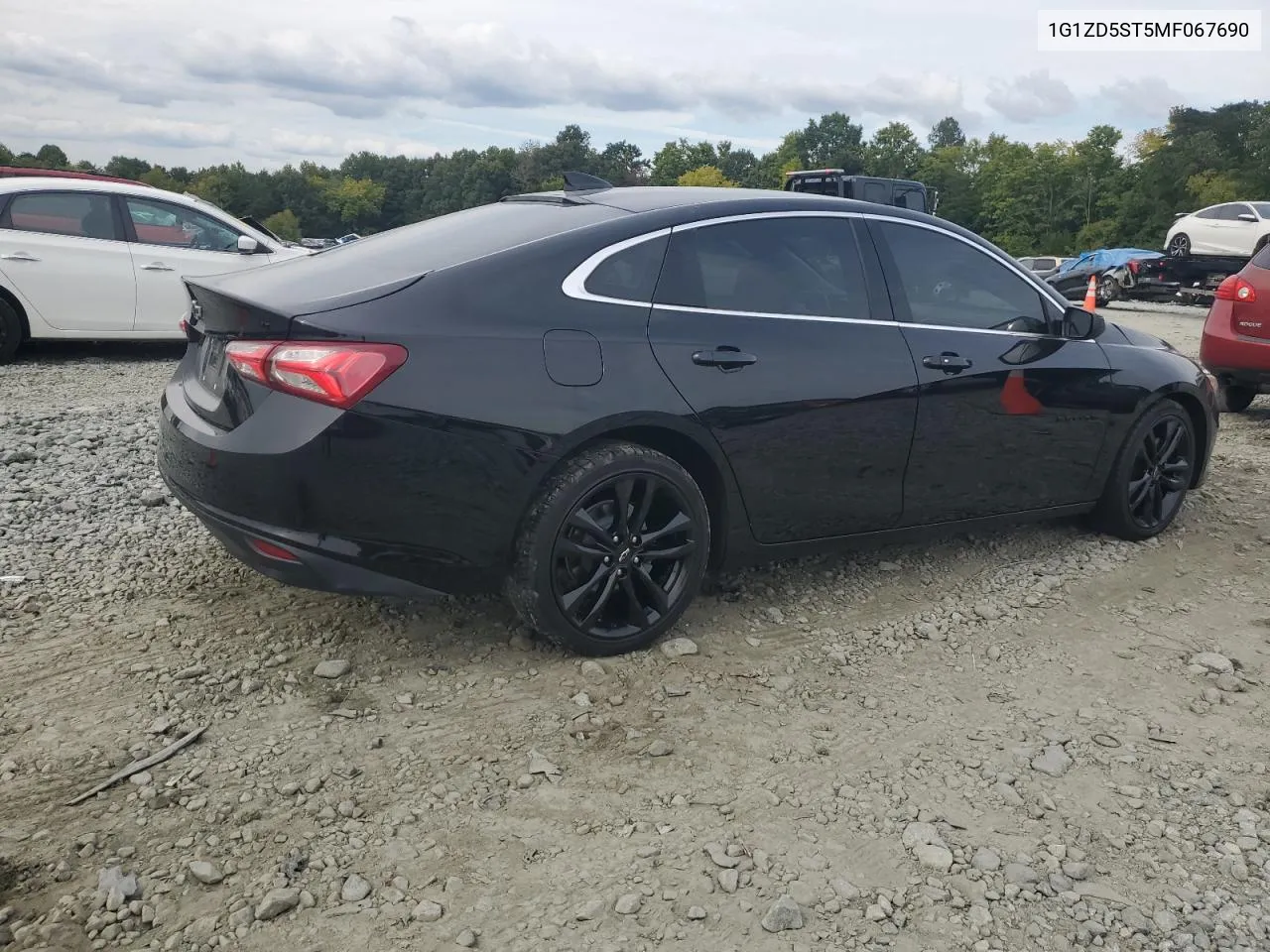 2021 Chevrolet Malibu Lt VIN: 1G1ZD5ST5MF067690 Lot: 71445494