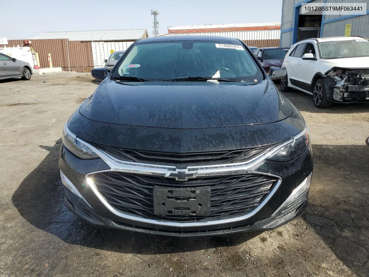 2021 Chevrolet Malibu Rs VIN: 1G1ZG5ST9MF063441 Lot: 71466324