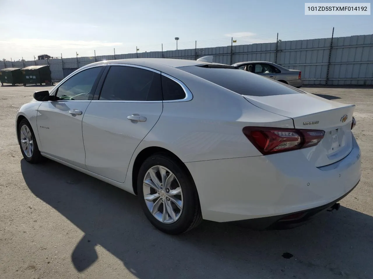 2021 Chevrolet Malibu Lt VIN: 1G1ZD5STXMF014192 Lot: 71502674