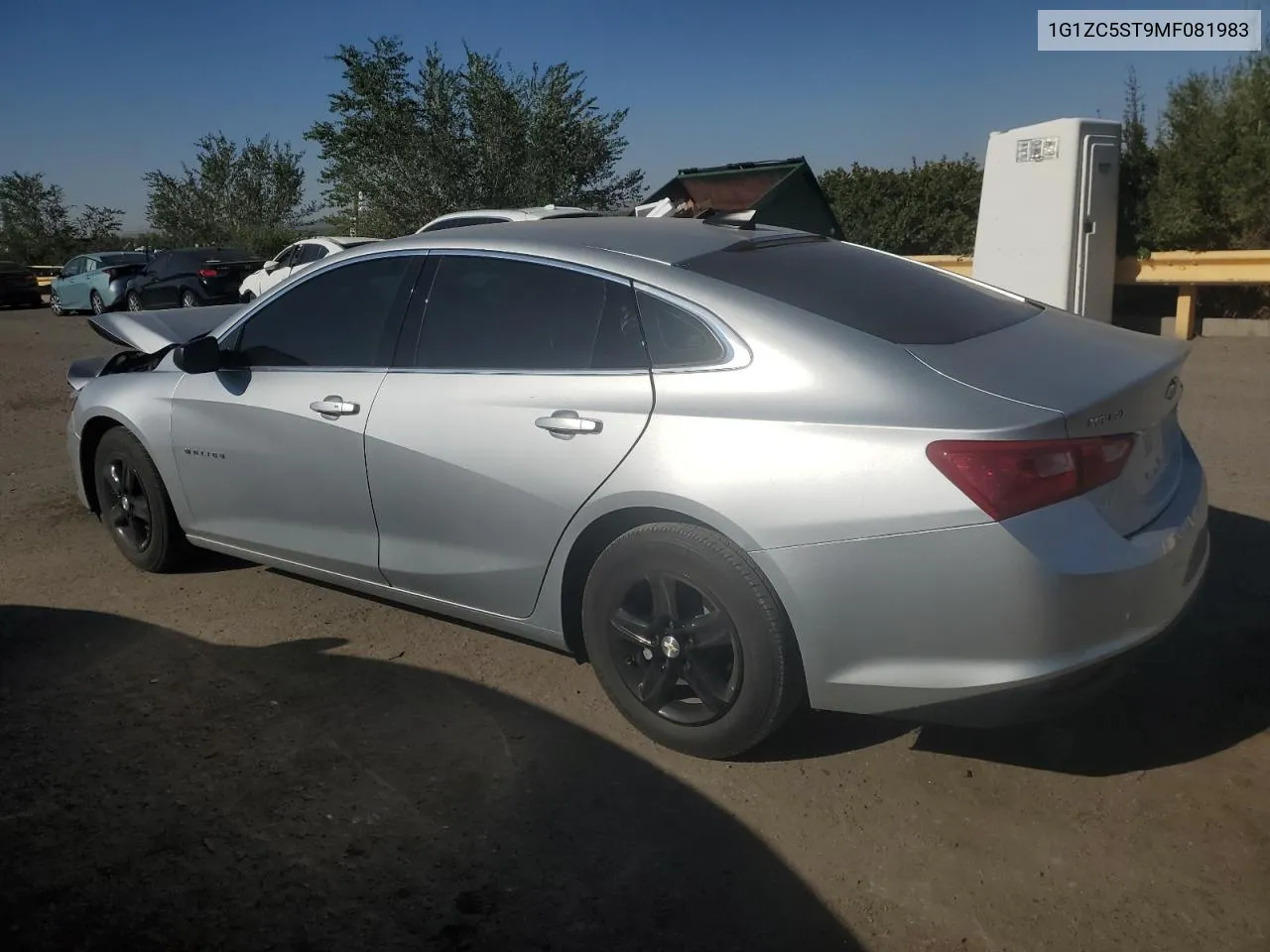 2021 Chevrolet Malibu Ls VIN: 1G1ZC5ST9MF081983 Lot: 71566474