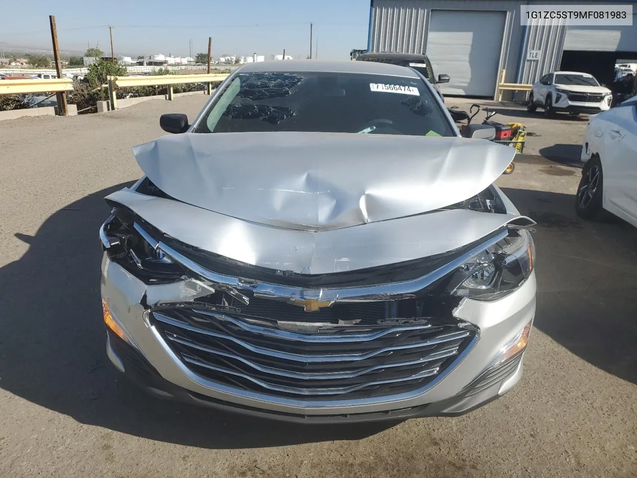 2021 Chevrolet Malibu Ls VIN: 1G1ZC5ST9MF081983 Lot: 71566474