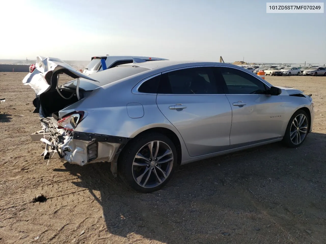 2021 Chevrolet Malibu Lt VIN: 1G1ZD5ST7MF070249 Lot: 71588044