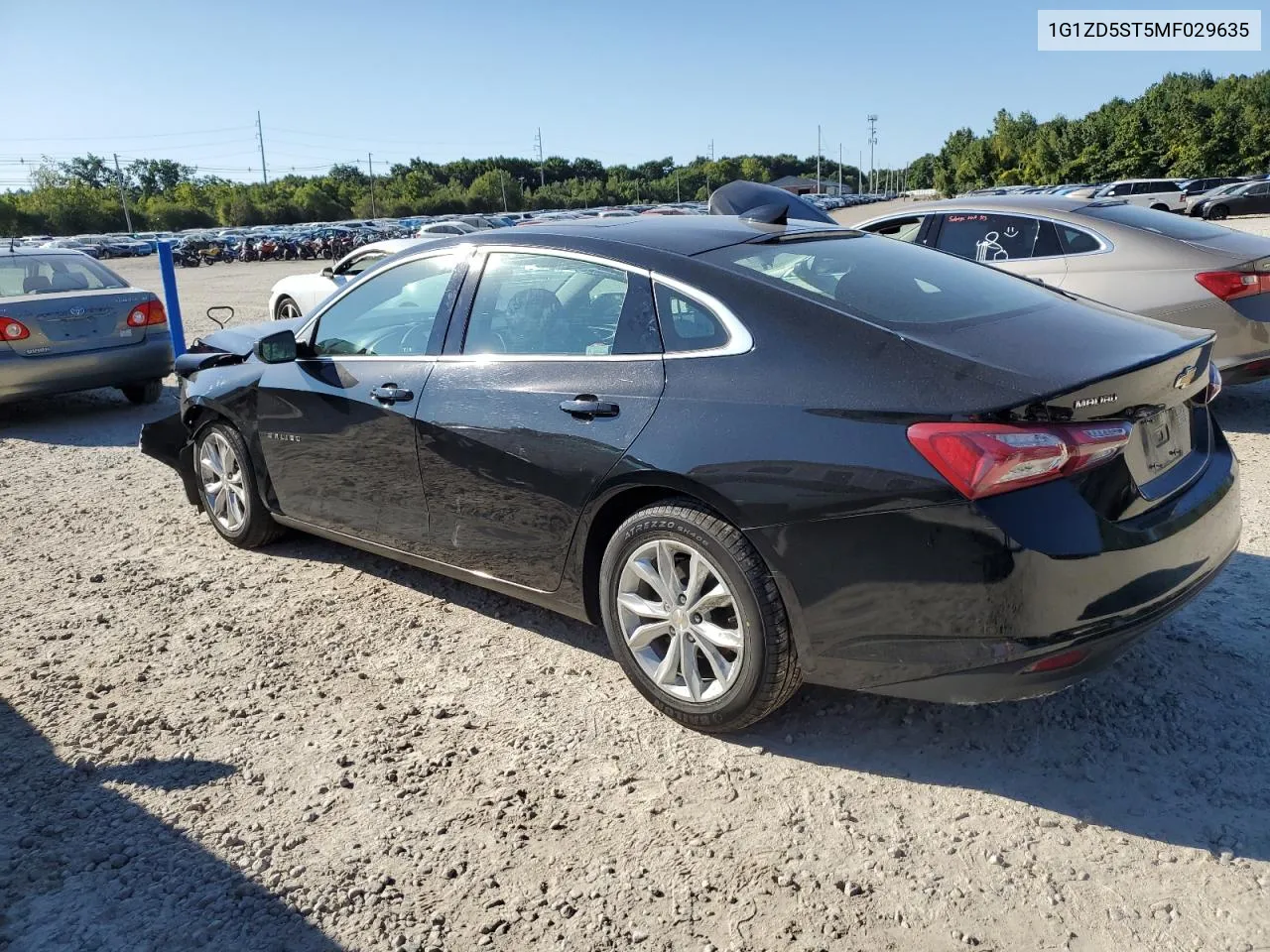 2021 Chevrolet Malibu Lt VIN: 1G1ZD5ST5MF029635 Lot: 71739584