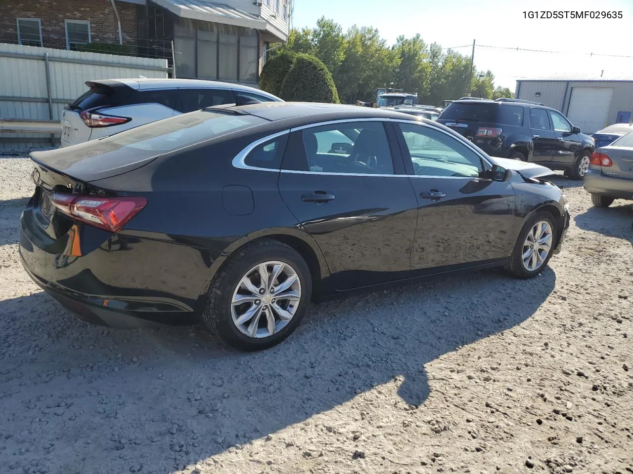 2021 Chevrolet Malibu Lt VIN: 1G1ZD5ST5MF029635 Lot: 71739584