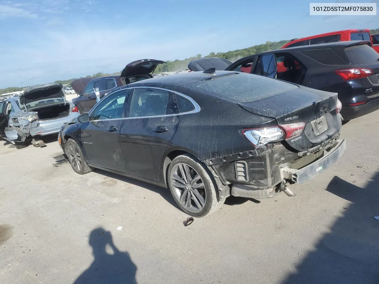 2021 Chevrolet Malibu Lt VIN: 1G1ZD5ST2MF075830 Lot: 71807494