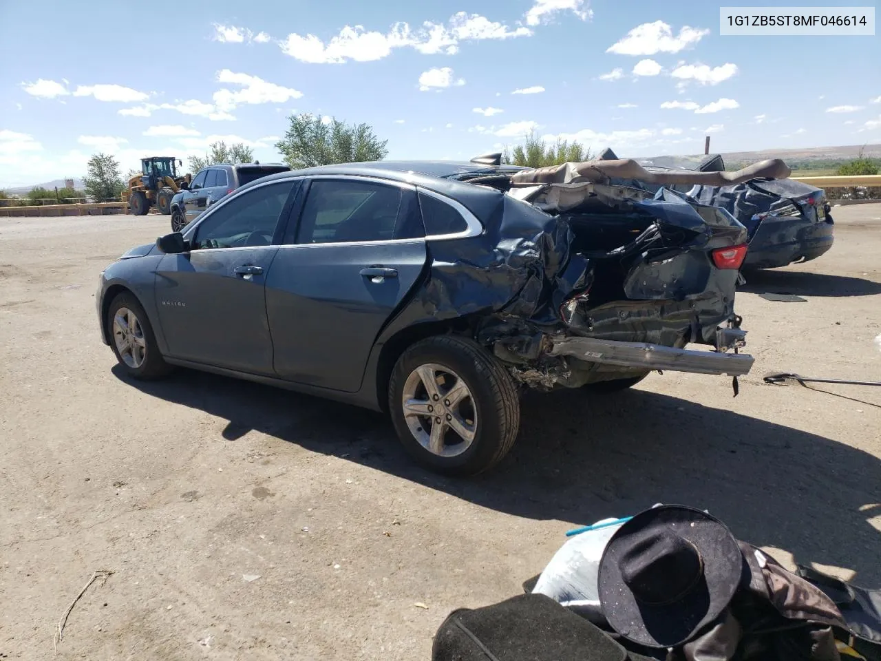 2021 Chevrolet Malibu Ls VIN: 1G1ZB5ST8MF046614 Lot: 71851804