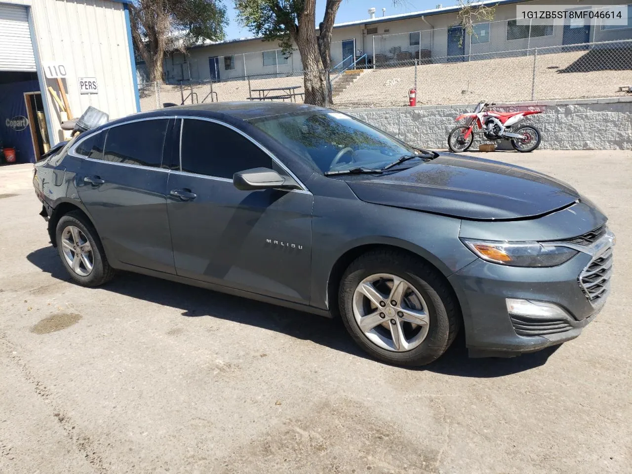 2021 Chevrolet Malibu Ls VIN: 1G1ZB5ST8MF046614 Lot: 71851804