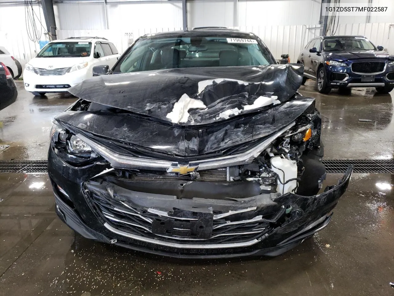 2021 Chevrolet Malibu Lt VIN: 1G1ZD5ST7MF022587 Lot: 71969744