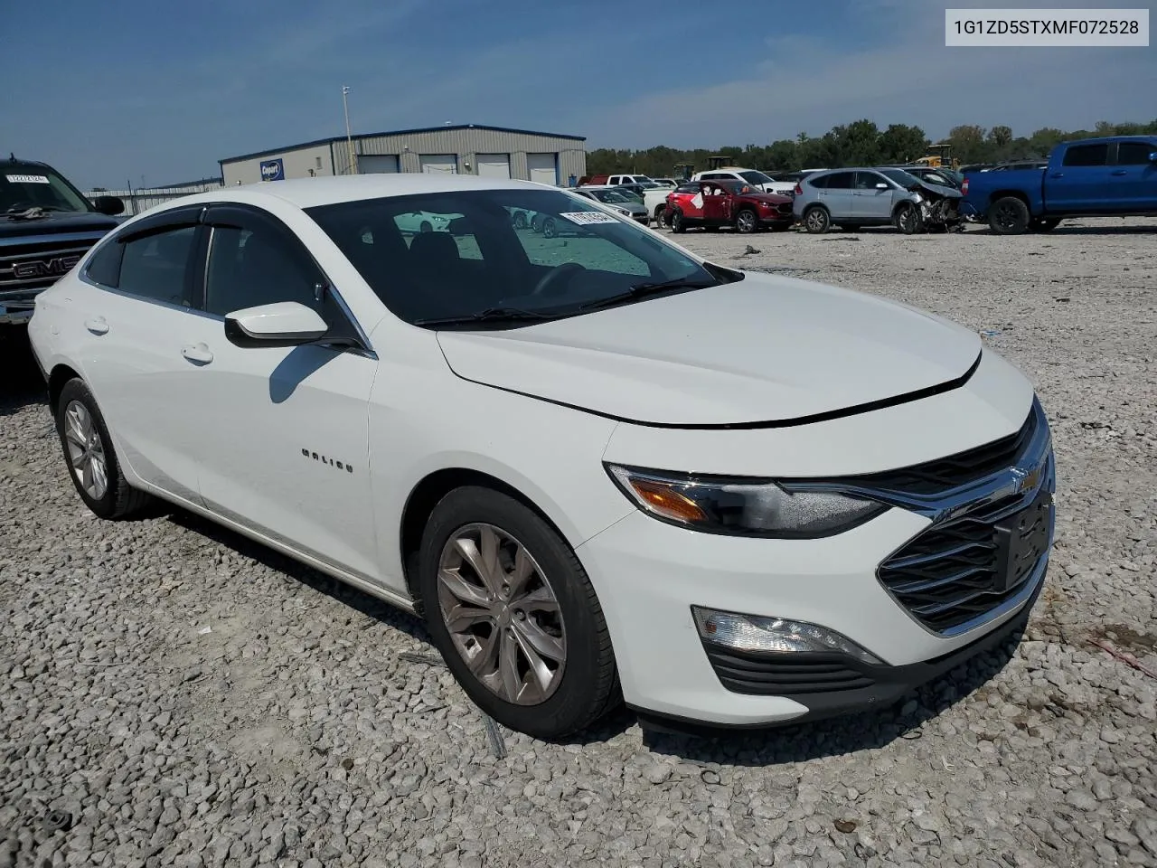 2021 Chevrolet Malibu Lt VIN: 1G1ZD5STXMF072528 Lot: 71974354