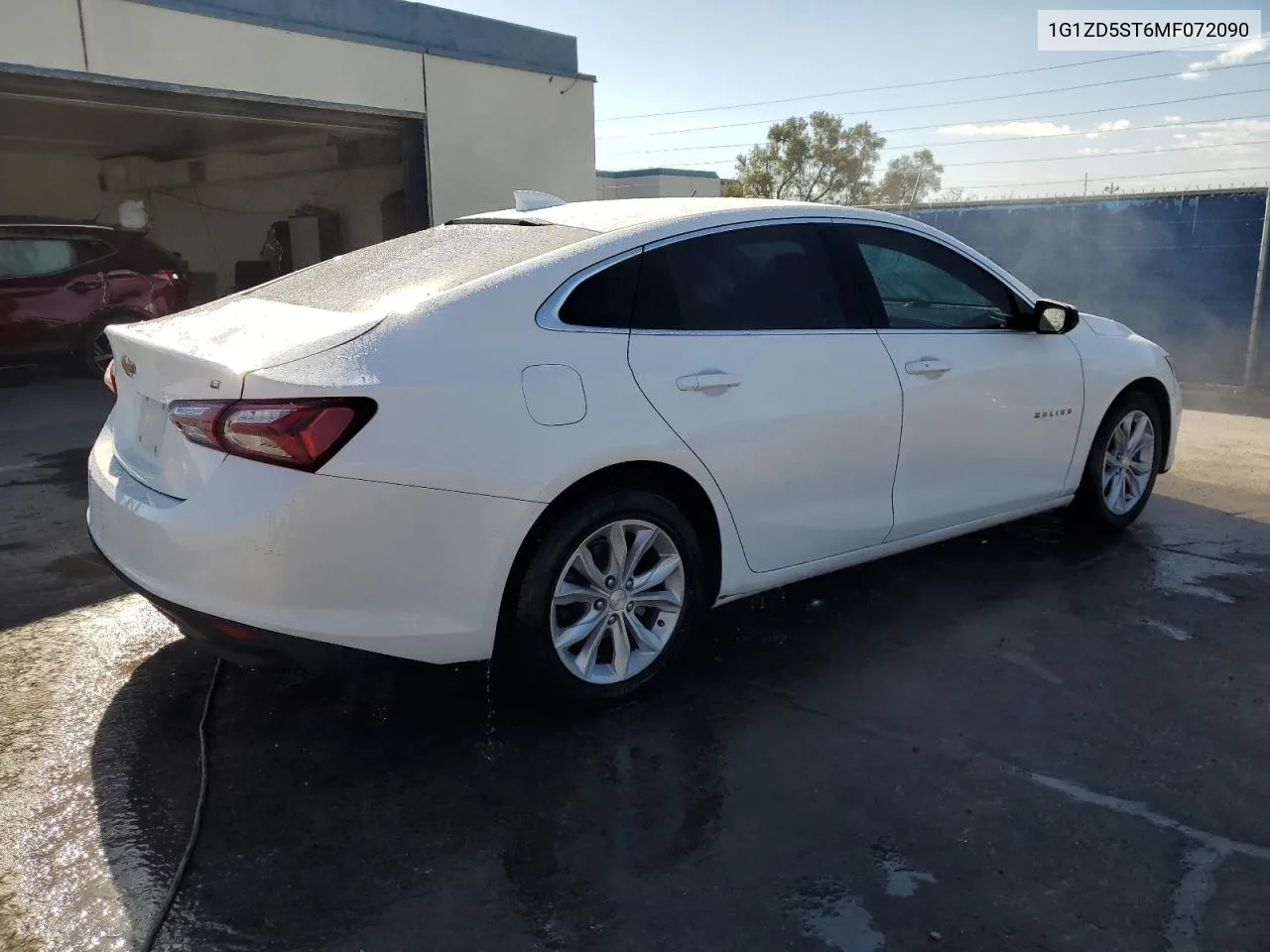 2021 Chevrolet Malibu Lt VIN: 1G1ZD5ST6MF072090 Lot: 72002144