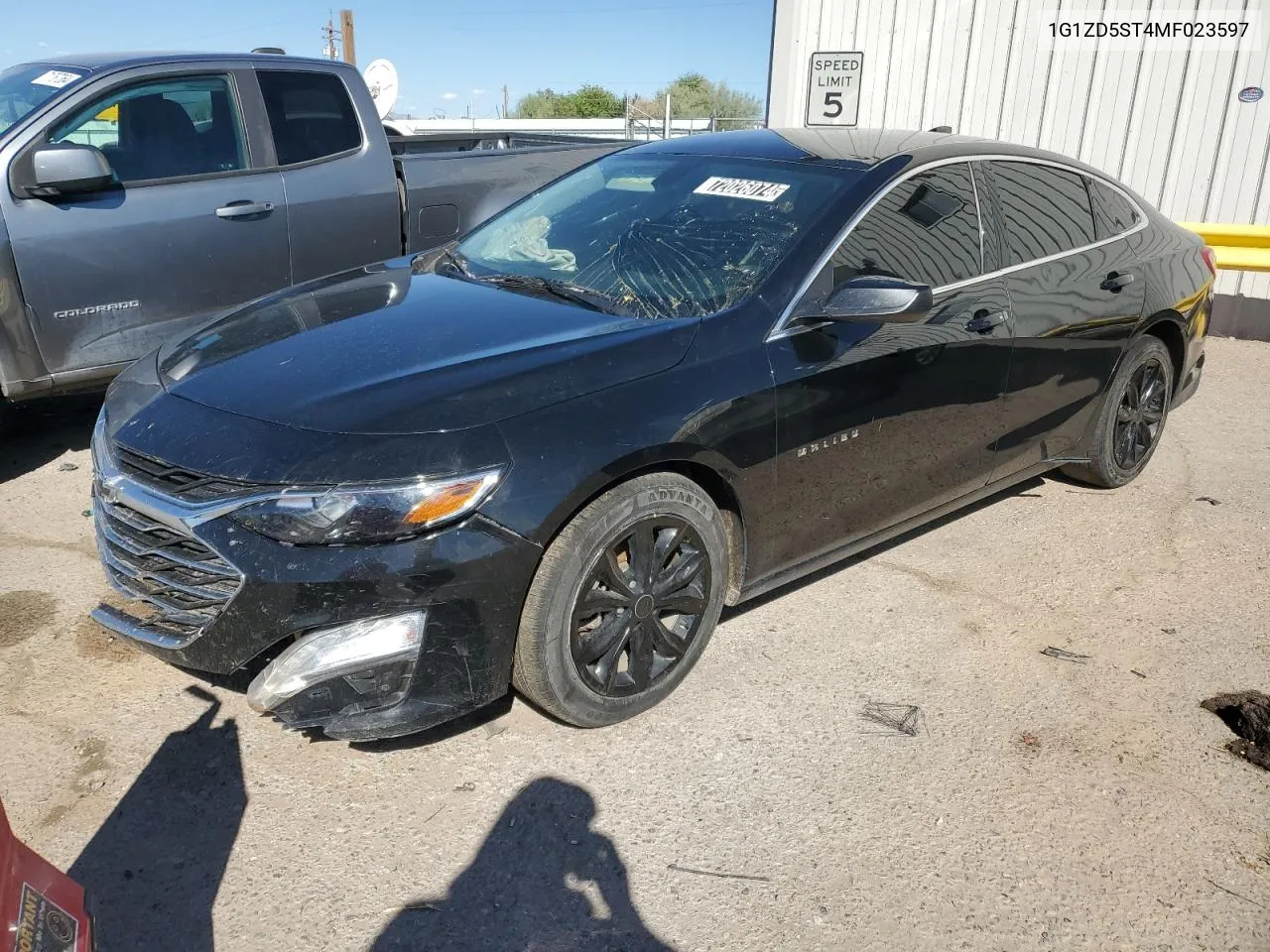 2021 Chevrolet Malibu Lt VIN: 1G1ZD5ST4MF023597 Lot: 72026074