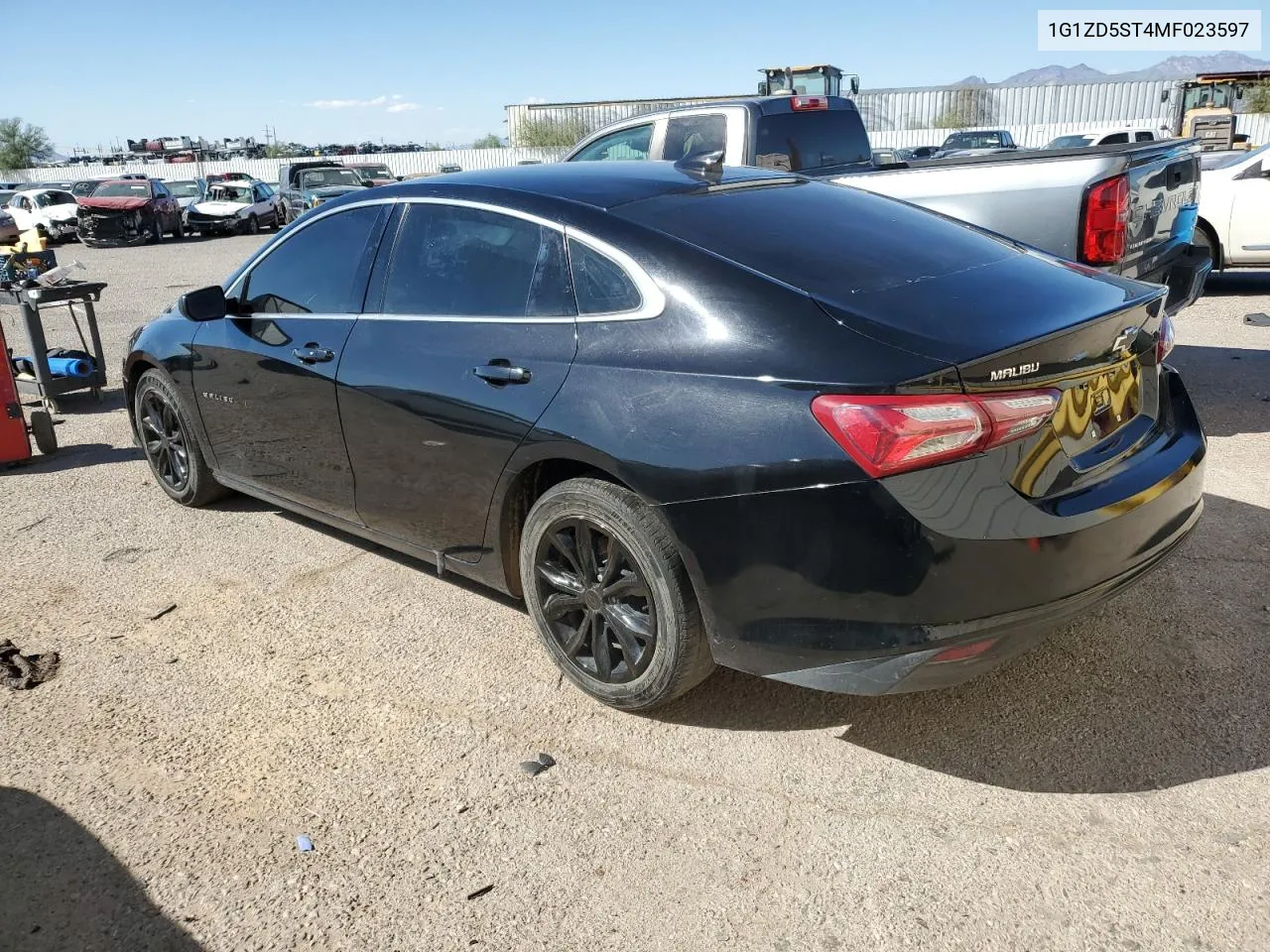 2021 Chevrolet Malibu Lt VIN: 1G1ZD5ST4MF023597 Lot: 72026074