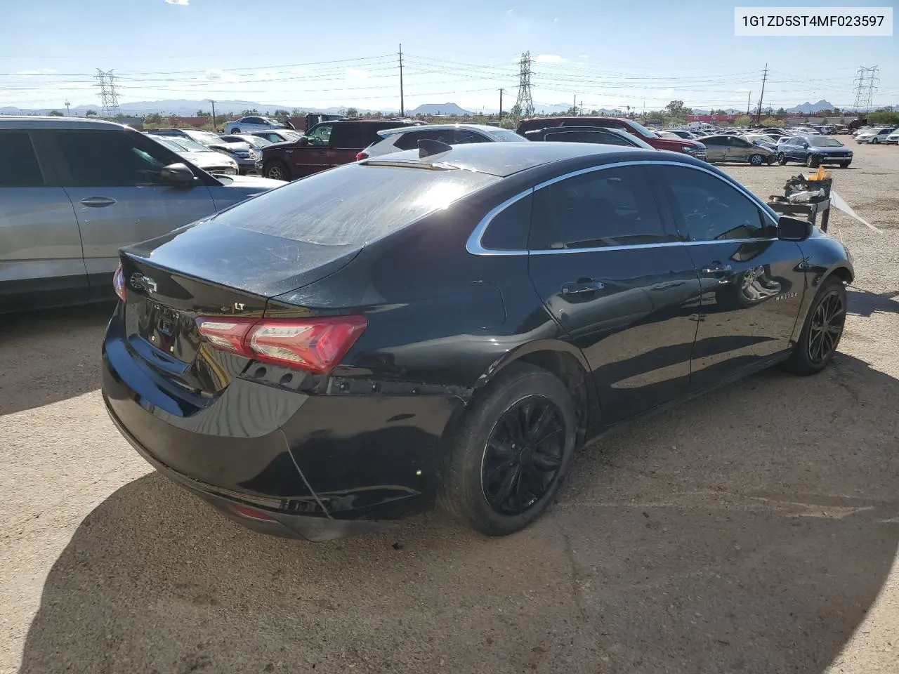 2021 Chevrolet Malibu Lt VIN: 1G1ZD5ST4MF023597 Lot: 72026074