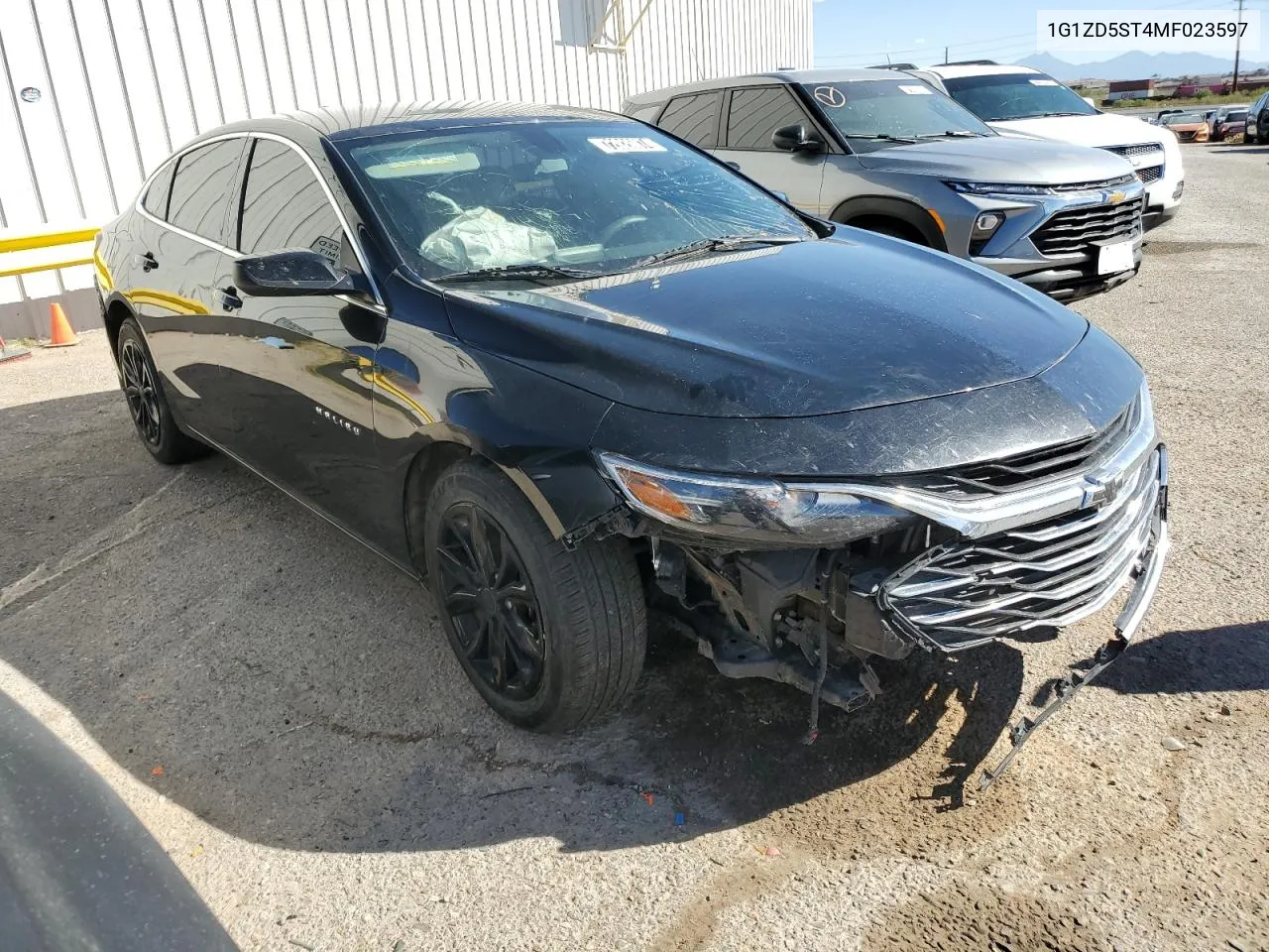 2021 Chevrolet Malibu Lt VIN: 1G1ZD5ST4MF023597 Lot: 72026074