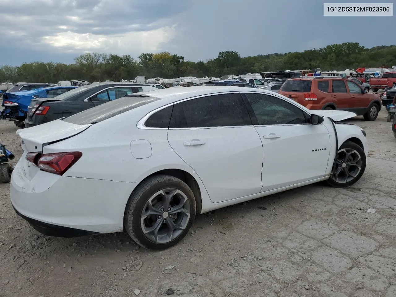 2021 Chevrolet Malibu Lt VIN: 1G1ZD5ST2MF023906 Lot: 72179124