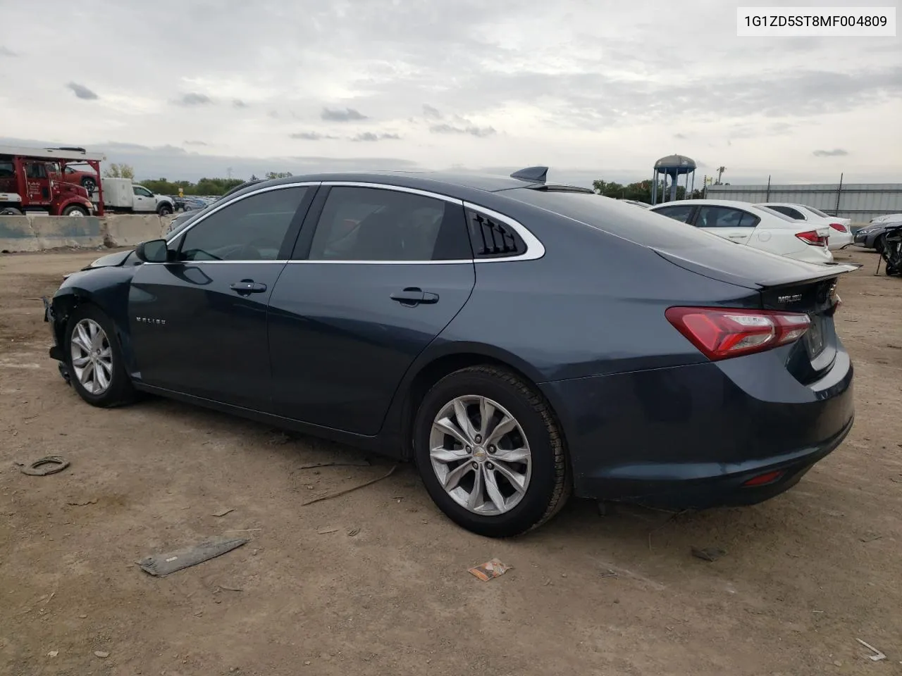 2021 Chevrolet Malibu Lt VIN: 1G1ZD5ST8MF004809 Lot: 72194344