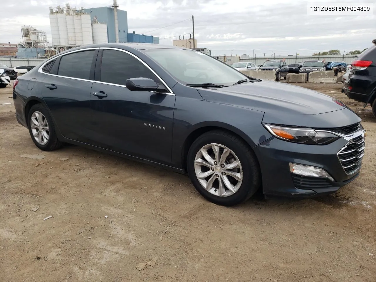 2021 Chevrolet Malibu Lt VIN: 1G1ZD5ST8MF004809 Lot: 72194344