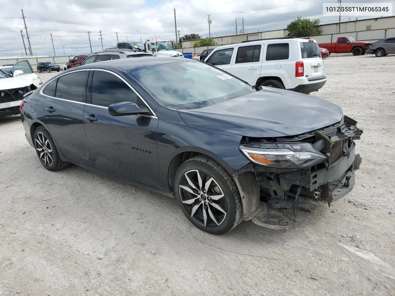 2021 Chevrolet Malibu Rs VIN: 1G1ZG5ST1MF065345 Lot: 72232914