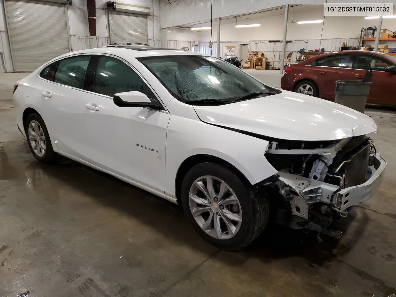 2021 Chevrolet Malibu Lt VIN: 1G1ZD5ST6MF015632 Lot: 72593234