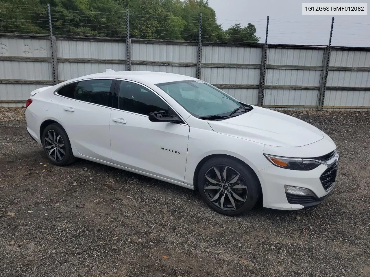 2021 Chevrolet Malibu Rs VIN: 1G1ZG5ST5MF012082 Lot: 72785944