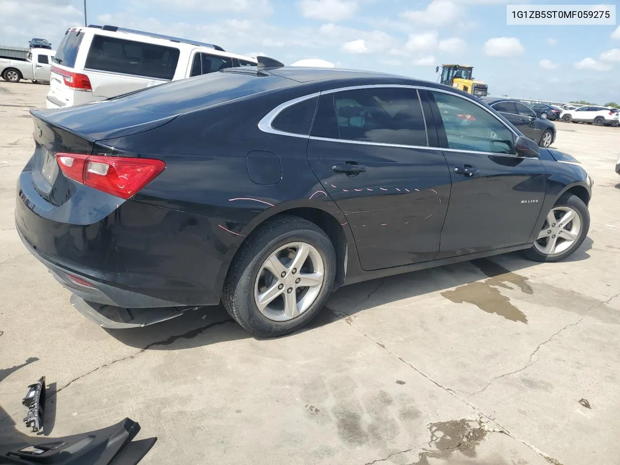 2021 Chevrolet Malibu Ls VIN: 1G1ZB5ST0MF059275 Lot: 72808044