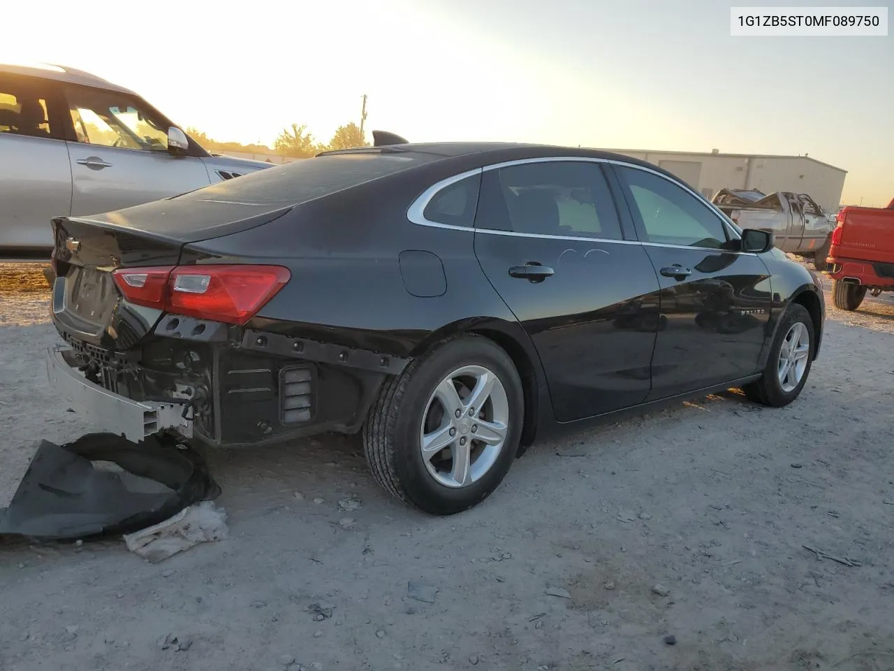 2021 Chevrolet Malibu Ls VIN: 1G1ZB5ST0MF089750 Lot: 72859954