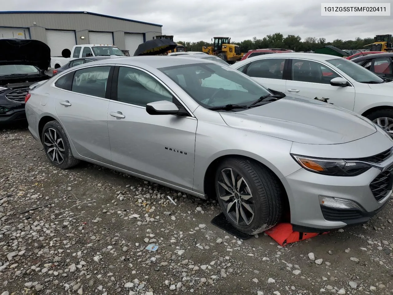 2021 Chevrolet Malibu Rs VIN: 1G1ZG5ST5MF020411 Lot: 72918804