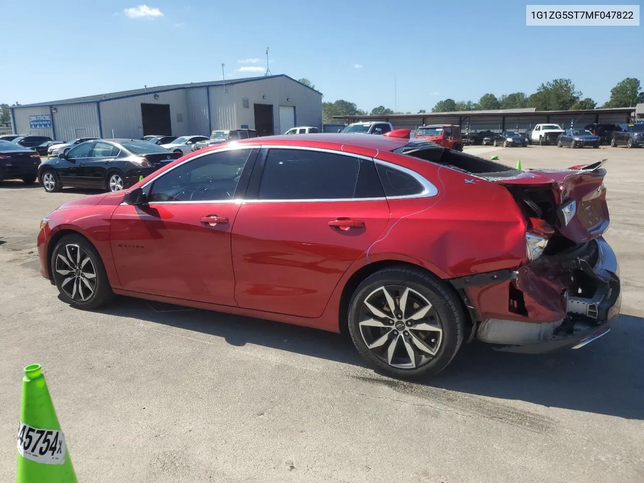 2021 Chevrolet Malibu Rs VIN: 1G1ZG5ST7MF047822 Lot: 73200674