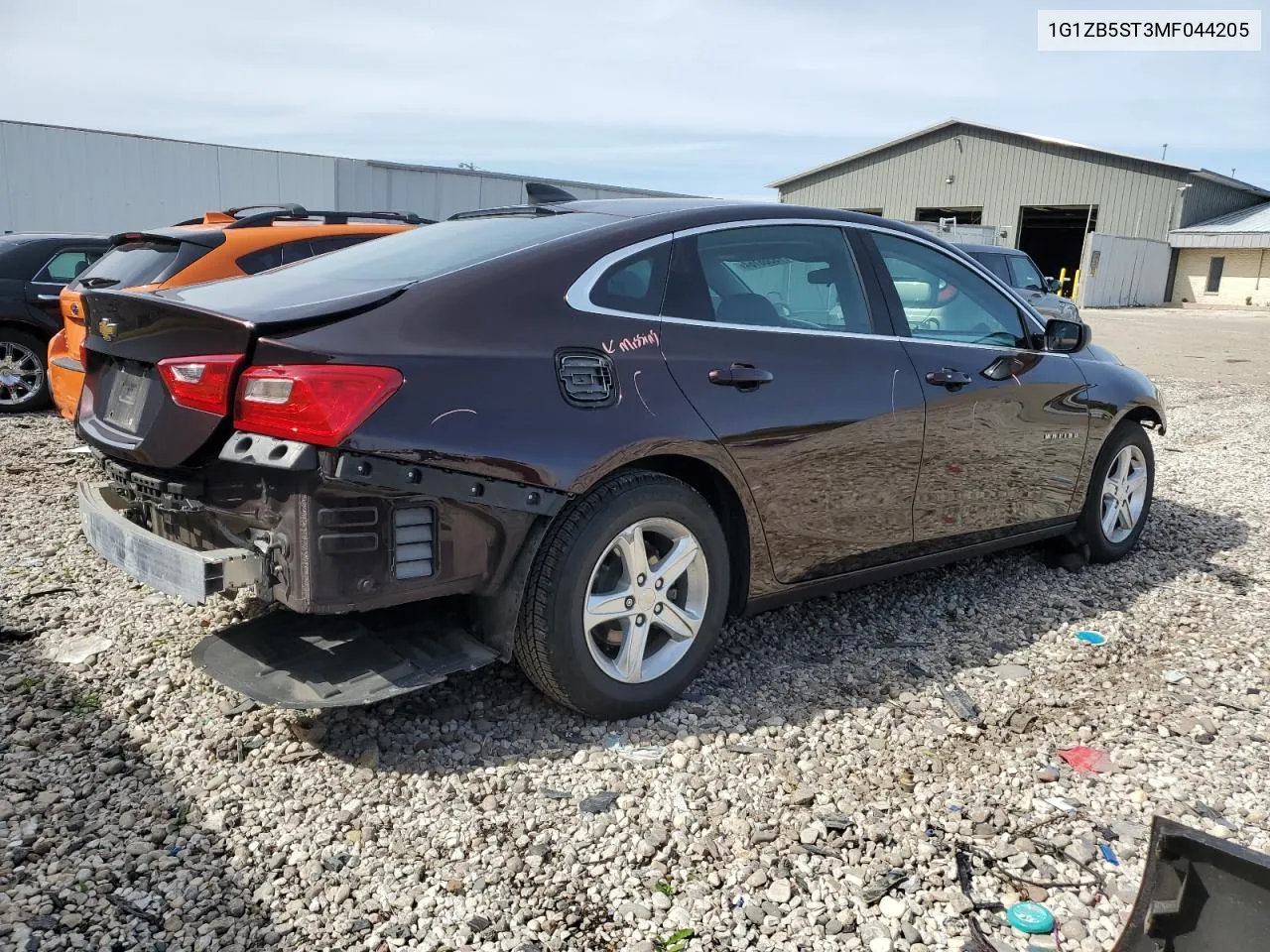 2021 Chevrolet Malibu Ls VIN: 1G1ZB5ST3MF044205 Lot: 73388164