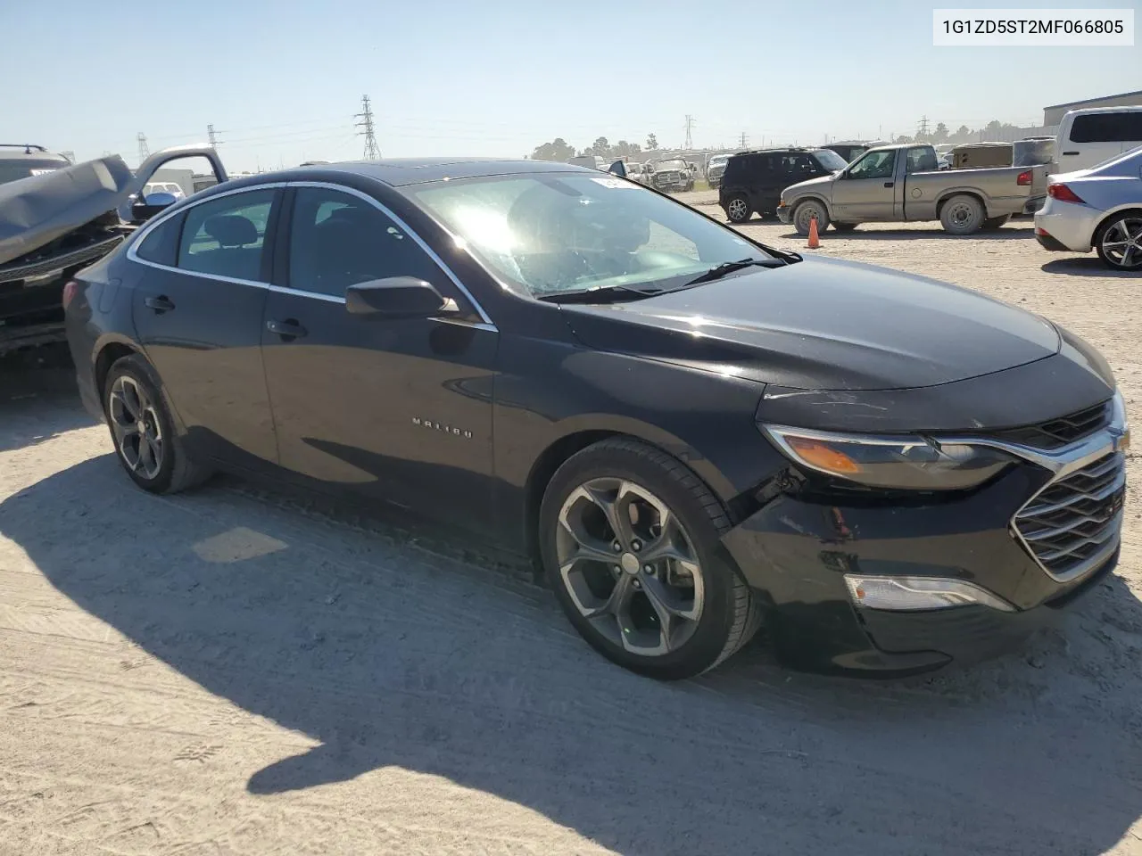 2021 Chevrolet Malibu Lt VIN: 1G1ZD5ST2MF066805 Lot: 73470174