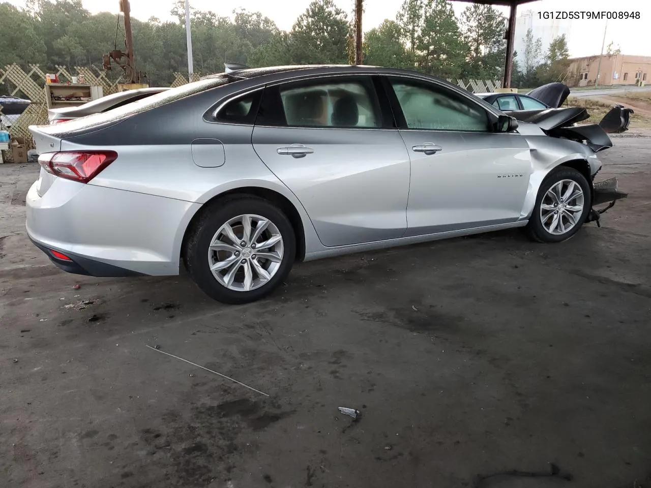 2021 Chevrolet Malibu Lt VIN: 1G1ZD5ST9MF008948 Lot: 73526144