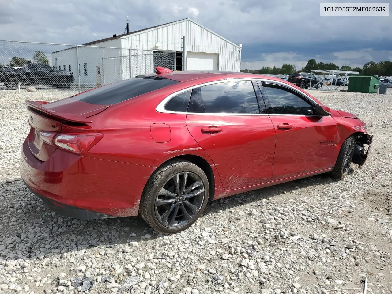 2021 Chevrolet Malibu Lt VIN: 1G1ZD5ST2MF062639 Lot: 73547574