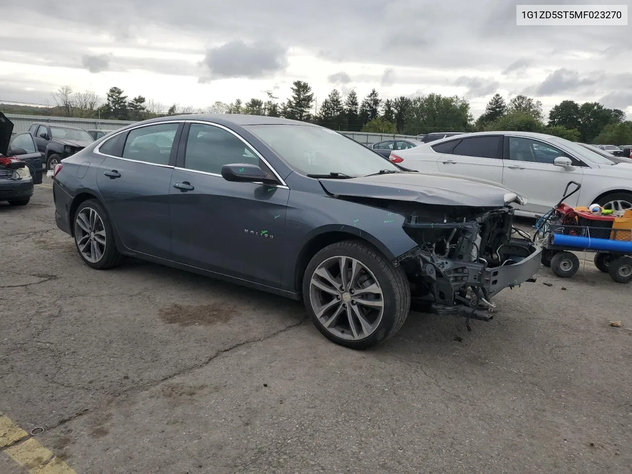 2021 Chevrolet Malibu Lt VIN: 1G1ZD5ST5MF023270 Lot: 73562714