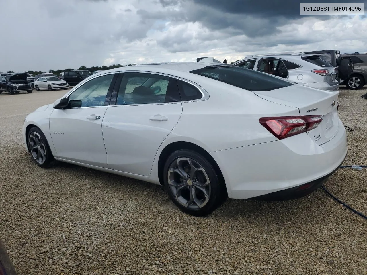 2021 Chevrolet Malibu Lt VIN: 1G1ZD5ST1MF014095 Lot: 73656794