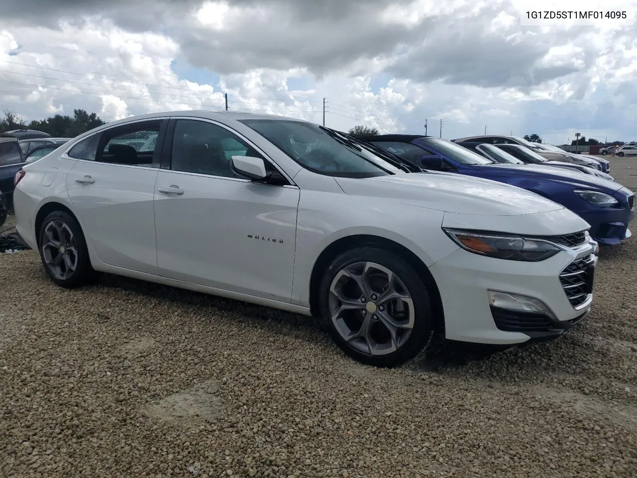 2021 Chevrolet Malibu Lt VIN: 1G1ZD5ST1MF014095 Lot: 73656794