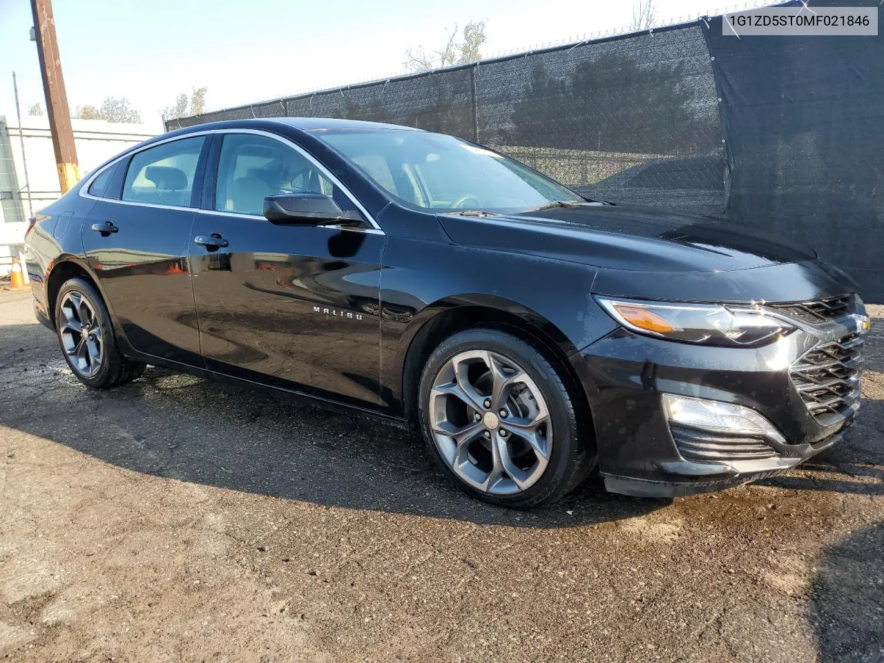 2021 Chevrolet Malibu Lt VIN: 1G1ZD5ST0MF021846 Lot: 73739994