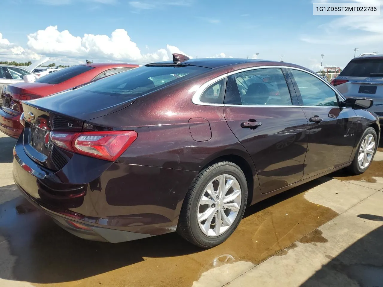 2021 Chevrolet Malibu Lt VIN: 1G1ZD5ST2MF022786 Lot: 73749644