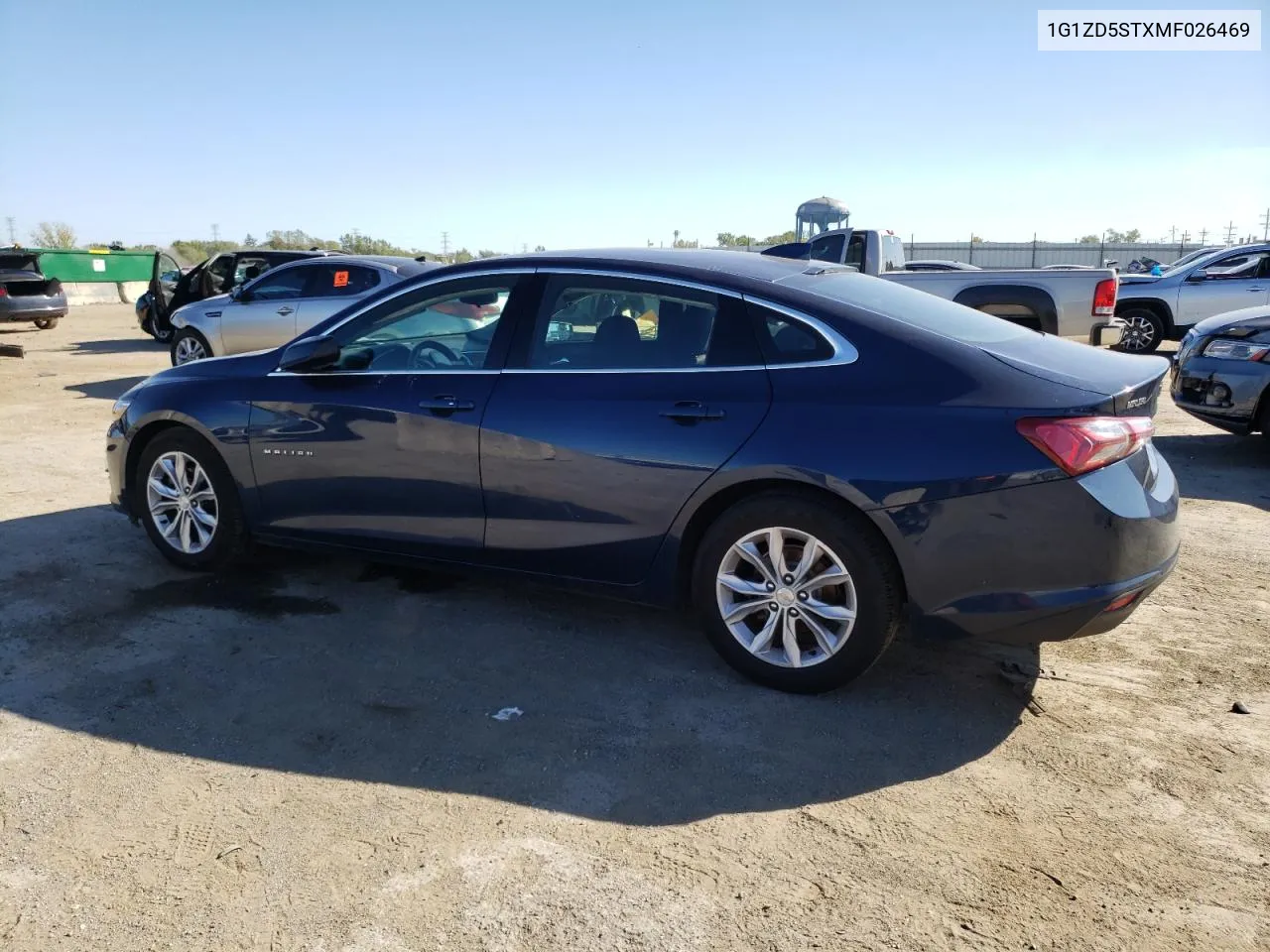 2021 Chevrolet Malibu Lt VIN: 1G1ZD5STXMF026469 Lot: 73764694