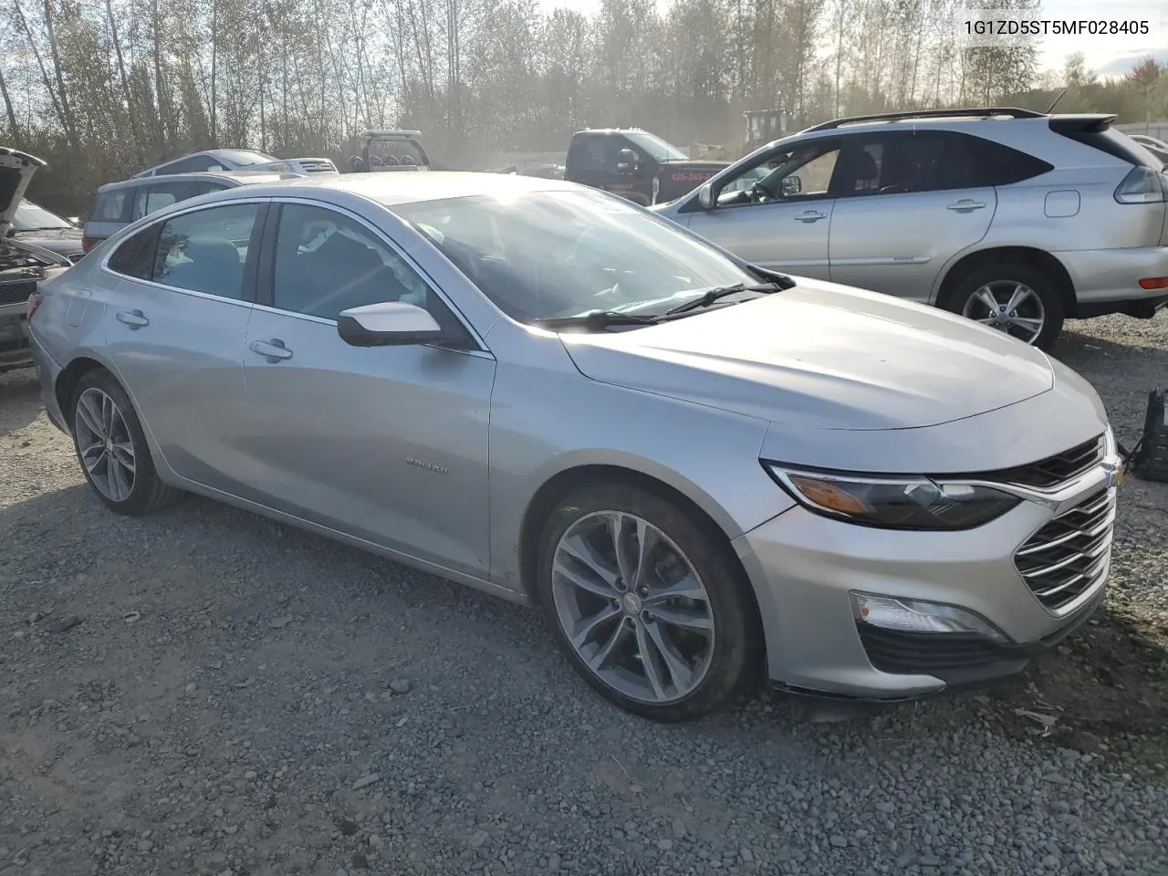 2021 Chevrolet Malibu Lt VIN: 1G1ZD5ST5MF028405 Lot: 74022704