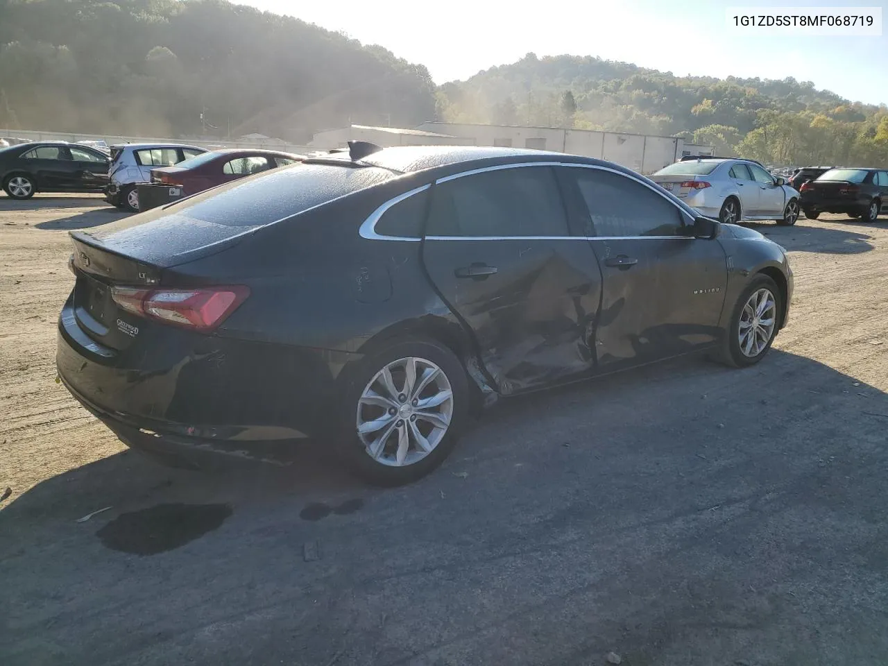 2021 Chevrolet Malibu Lt VIN: 1G1ZD5ST8MF068719 Lot: 74075514