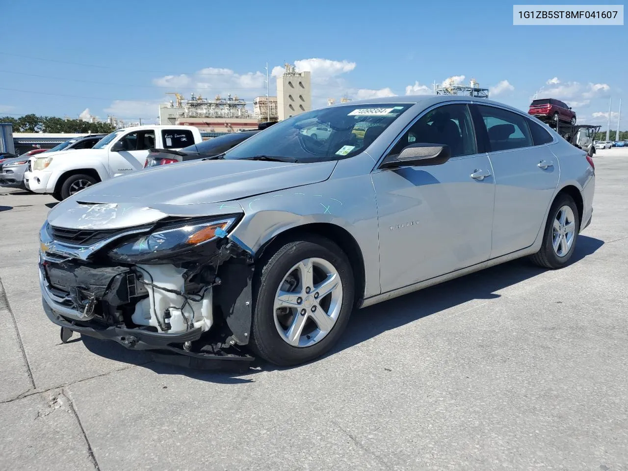 2021 Chevrolet Malibu Ls VIN: 1G1ZB5ST8MF041607 Lot: 74099384