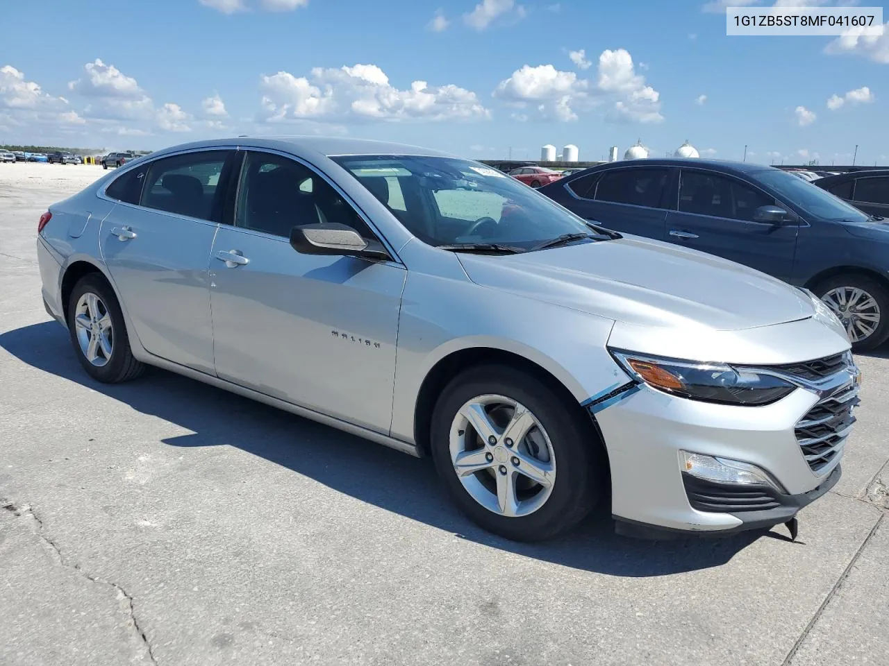 2021 Chevrolet Malibu Ls VIN: 1G1ZB5ST8MF041607 Lot: 74099384