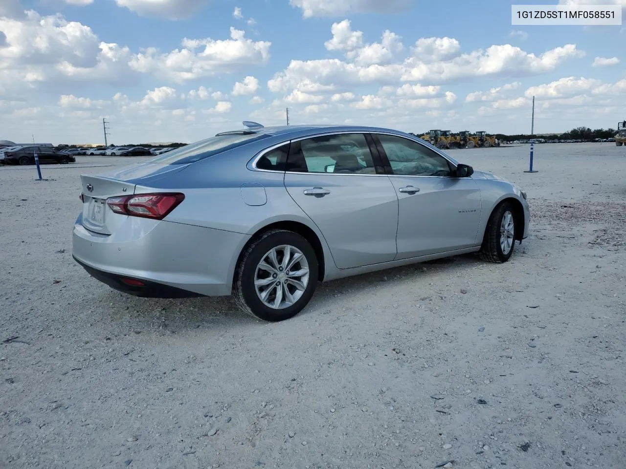 2021 Chevrolet Malibu Lt VIN: 1G1ZD5ST1MF058551 Lot: 74112804